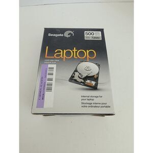 Seagate Momentus 500 GB 7200RPM SATA 3Gbs 16 MB Cache Internal Hard Drive NWOT